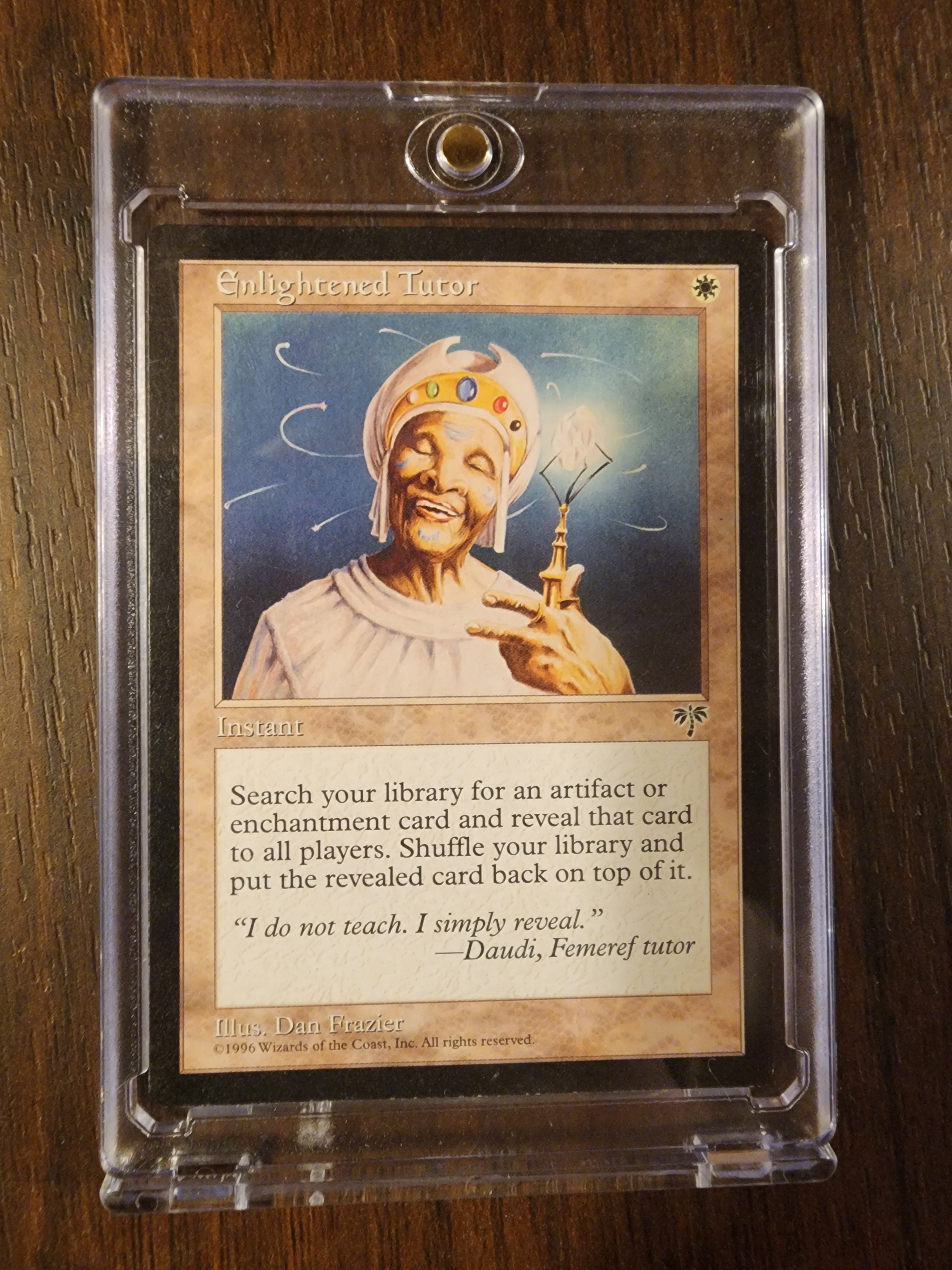 Enlightened Tutor - Mirage MTG